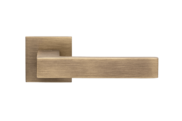 Ручки для дверей Ручка дверная Эдра 02. Цвет Матовая бронза. Коллекция Эдра 02. Картинка.