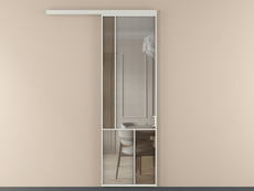 Перегородка Mosaic вдоль стены одностворчатая