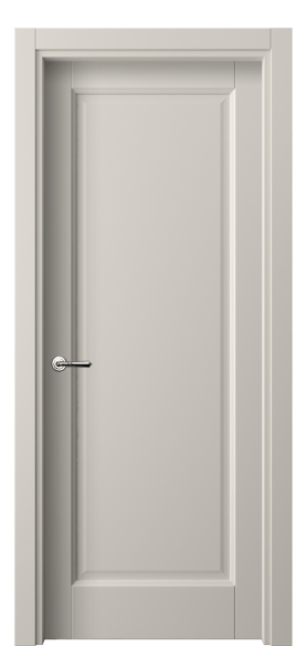 Дверь межкомнатная 1401 ПЭСС. Цвет ПЭТ светло-серый. Материал ПЭТ. Коллекция Galant. Картинка.