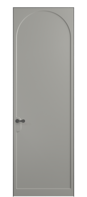 Дверь межкомнатная 7503 МНСР. Цвет Матовый нейтральный серый. Материал Гладкая эмаль. Коллекция Softform. Картинка.