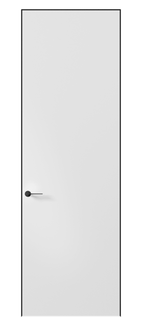 Дверь межкомнатная 0010 АКП МБЛ. Цвет Матовый белоснежный. Материал Гладкая эмаль. Коллекция Planum Pro. Картинка.
