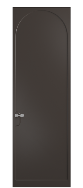 Дверь межкомнатная 7503 МАН. Цвет Матовый антрацит. Материал Гладкая эмаль. Коллекция Softform. Картинка.